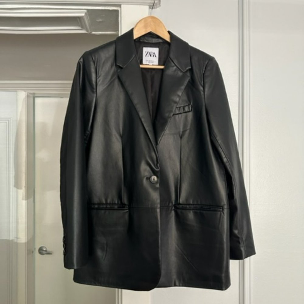 ZARA Faux Leather Jacket